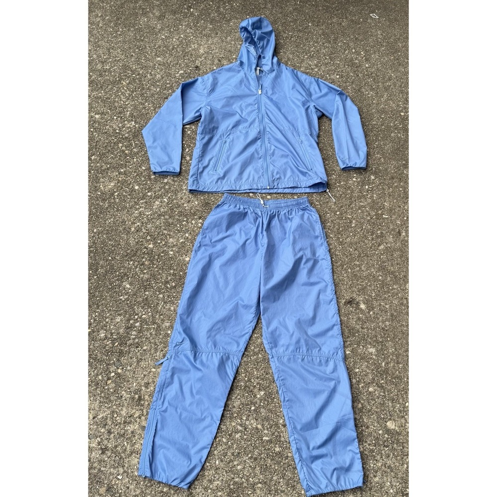 Nike Women's Y2K Large Light Blue Tracksuit Windbreaker - Picture 2 of 16